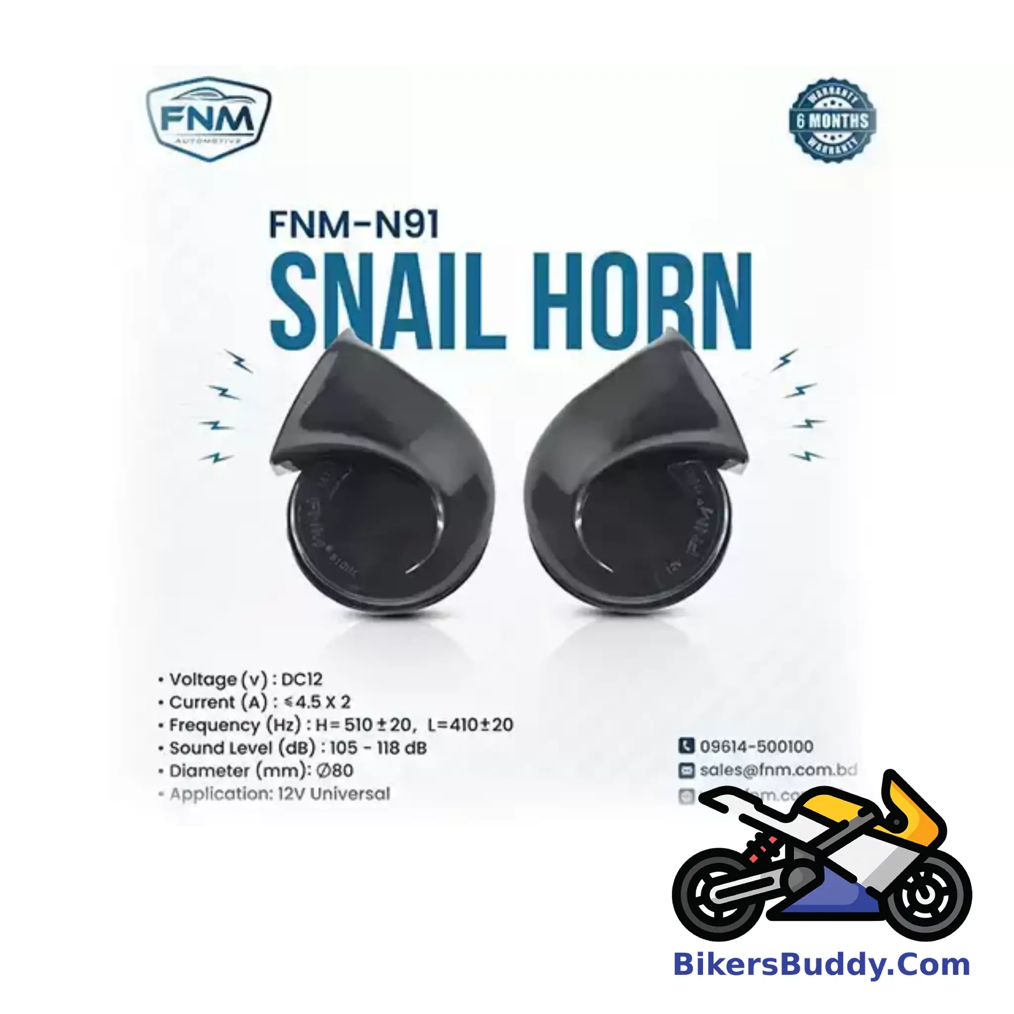 FNM-N91-Snail Horn