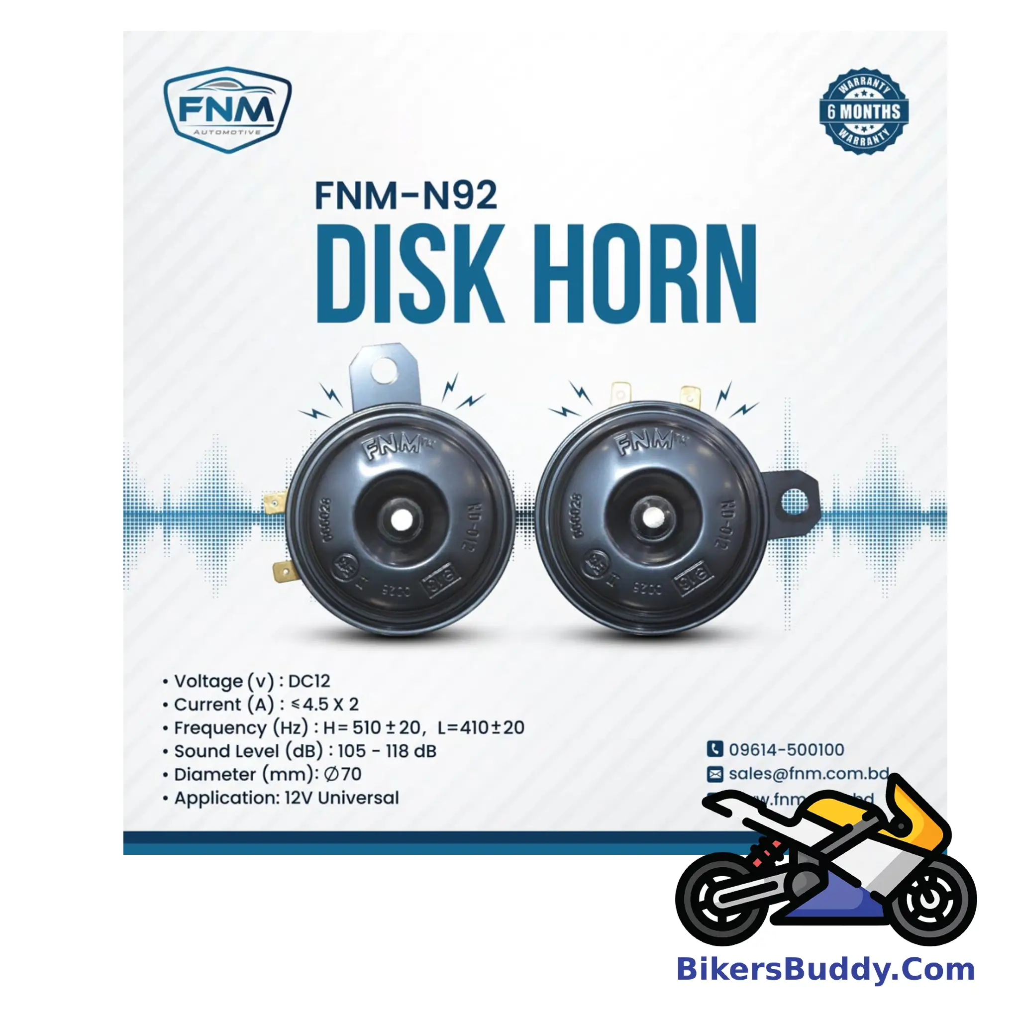FNM-N92-Disk Horn
