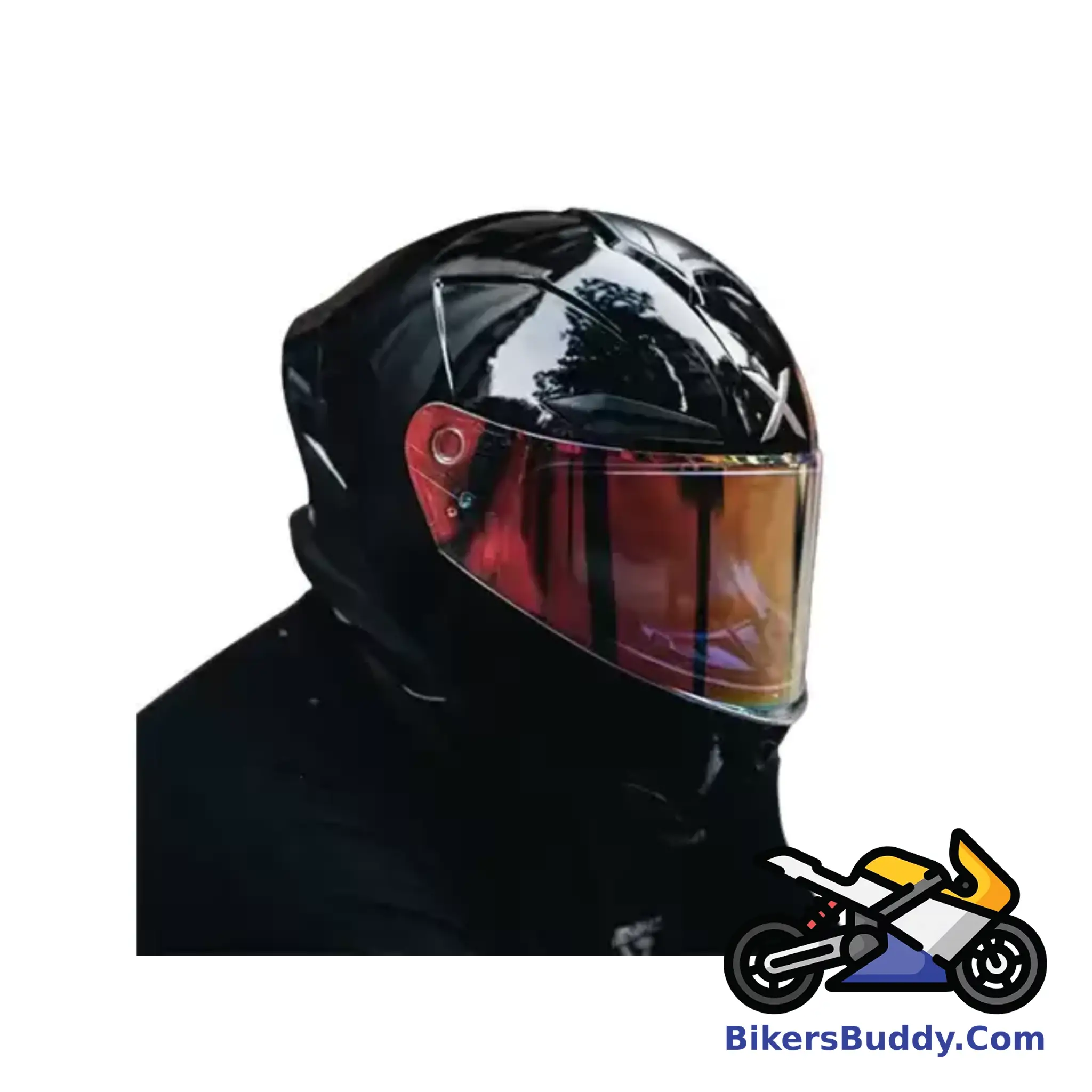 GearX X Helmet R1SV–Jet Black