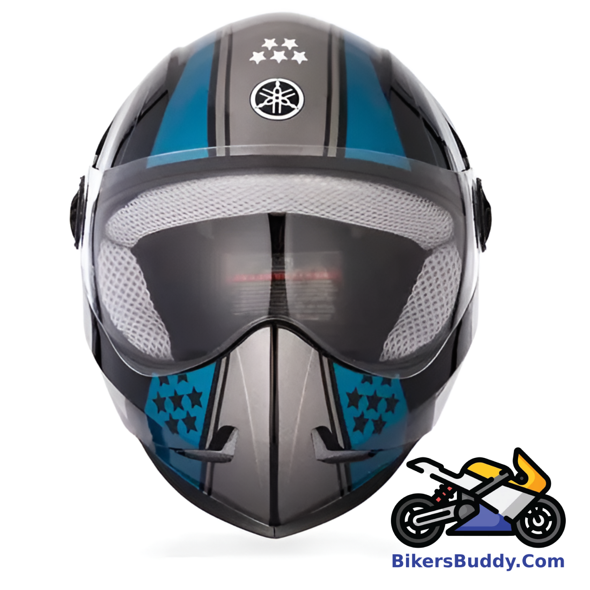 Yamaha Helmet YR1 Blue Graphic