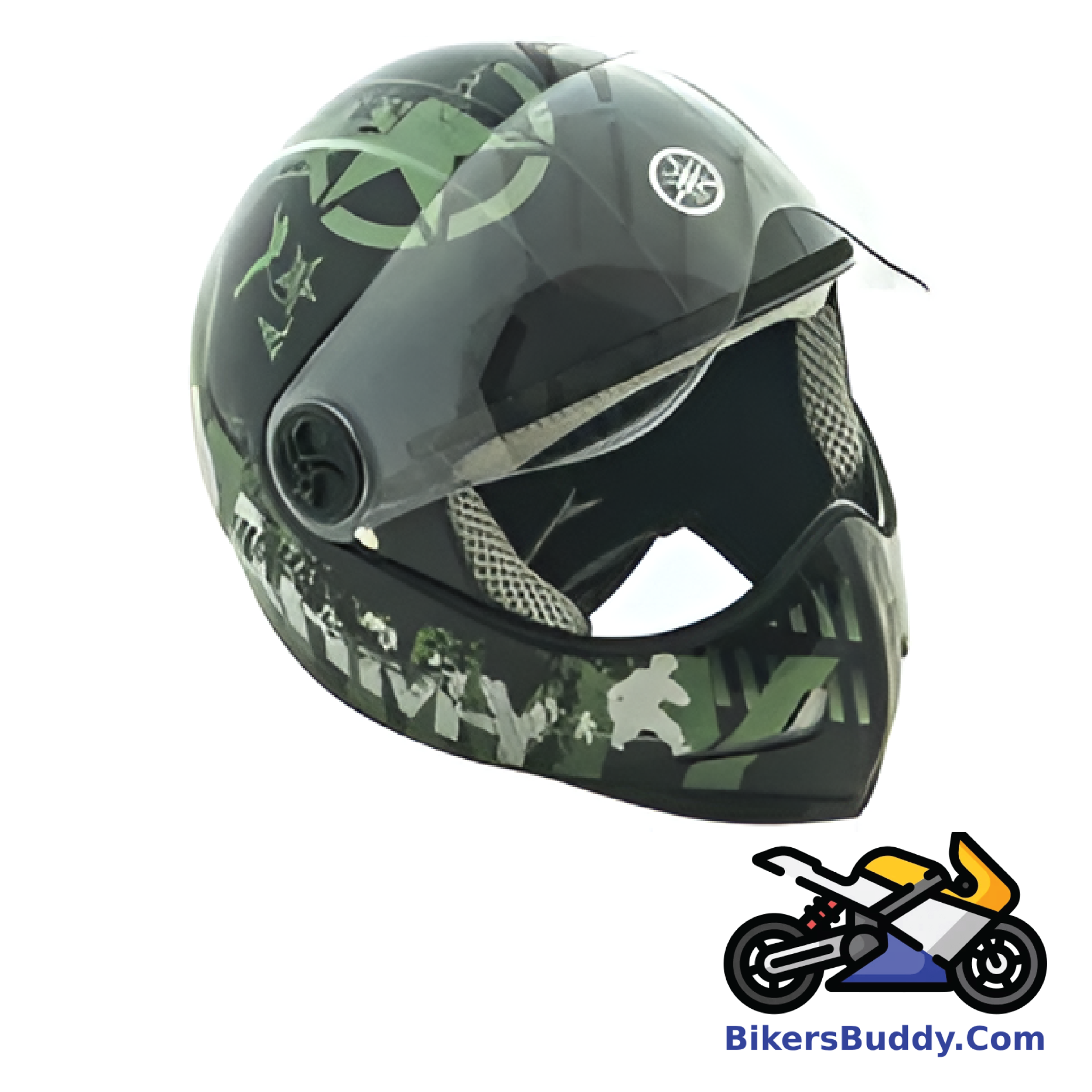 Yamaha Helmet YR1 Military Green