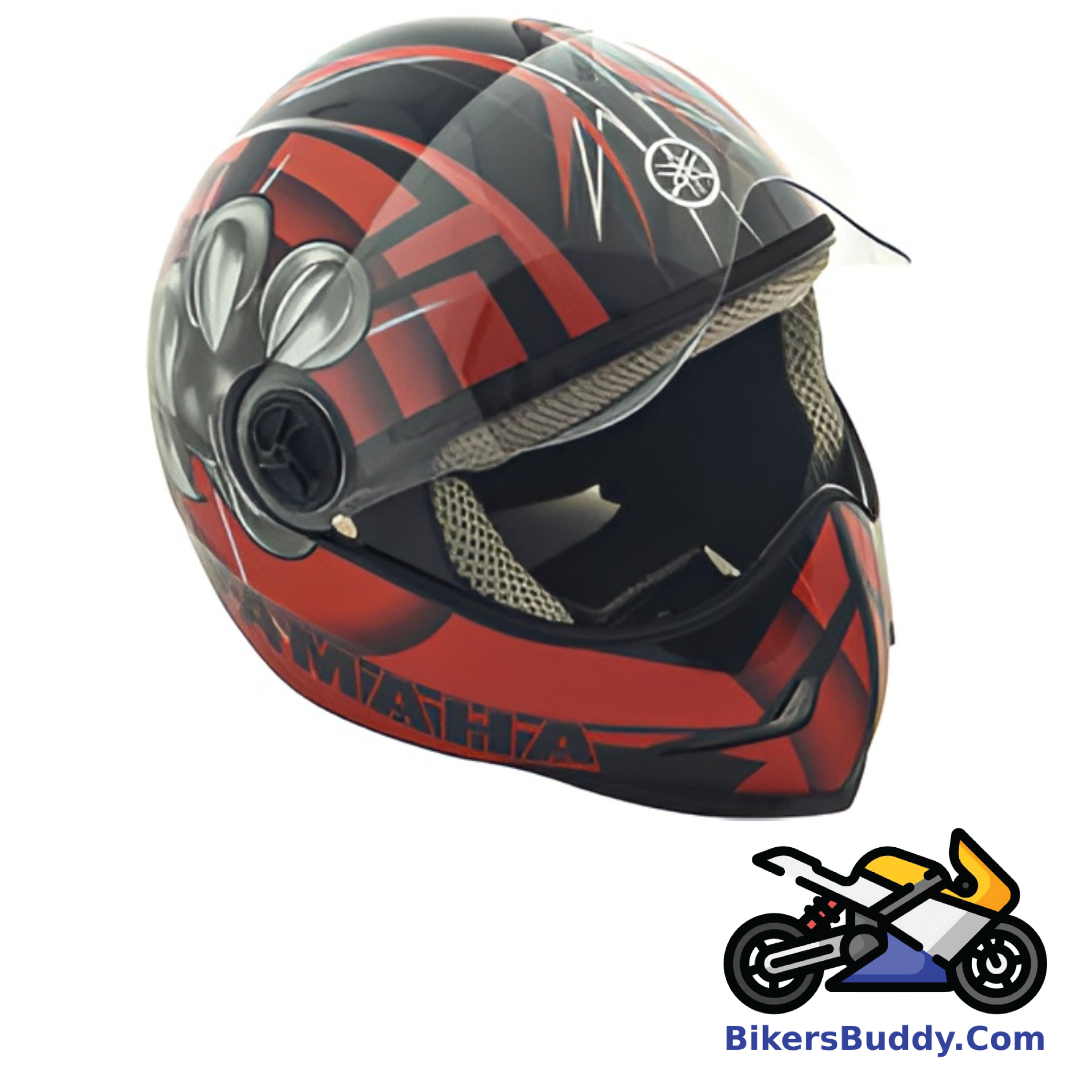 Yamaha Helmet YR1 Red Graphics