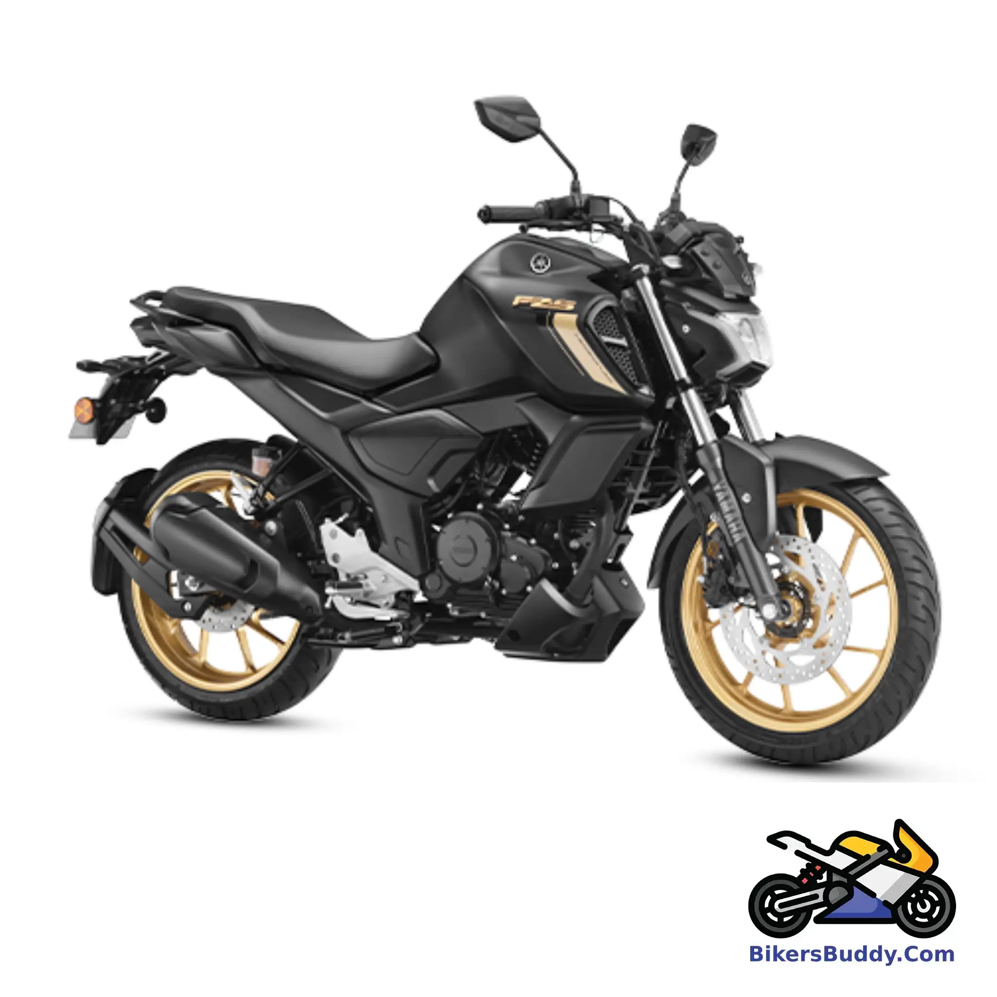 Matte Black - Golden Wheel