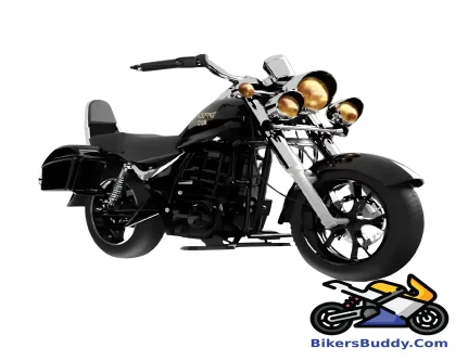 Cyborg Yoda motorcycle