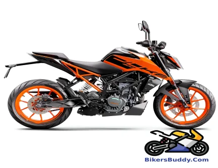 KTM Duke 200 motorcycle