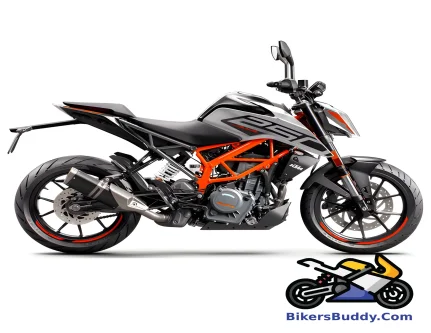 KTM Duke 250 motorcycle